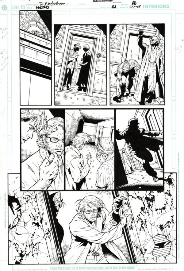 Hero #21 p.16 by Dale Eaglesham and Wade von Grawbadger