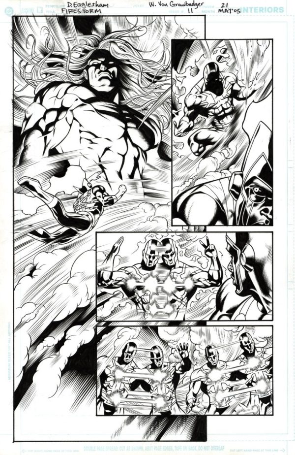 Firestorm #11 p.21 by Dale Eaglesham and Wade von Grawbadger