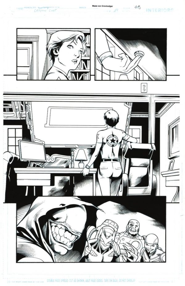 Legion Lost #14 p.05 by Ronan Cliquet and Wade von Grawbadger