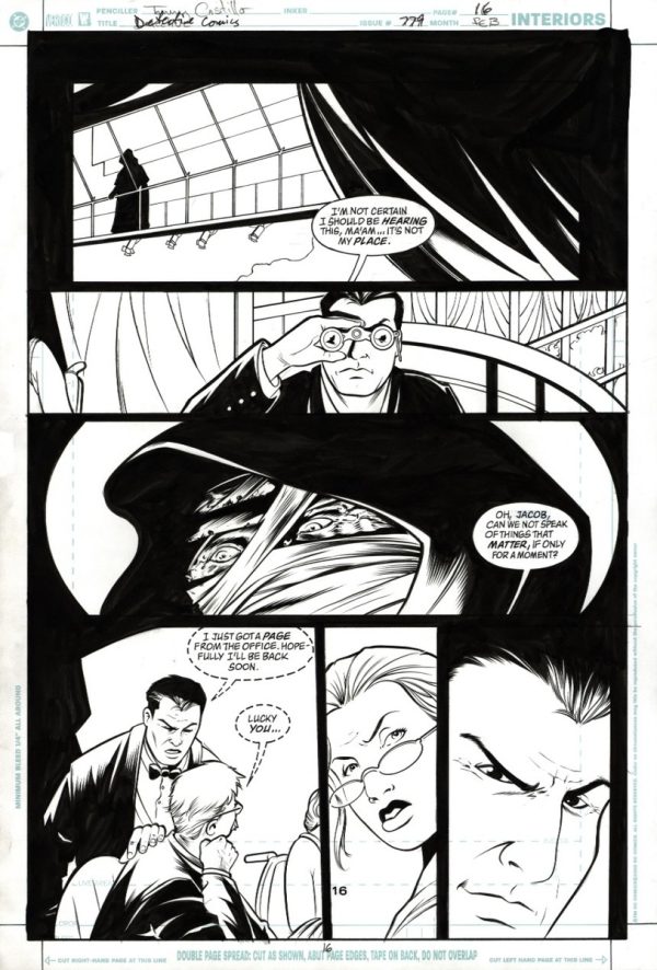 Detective Comics #779 p.16 by Tommy Castillo and Wade von Grawbadger