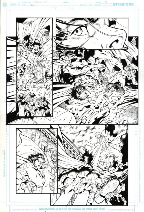 Hero #18 p.08 by Dale Eaglesham and Wade von Grawbadger