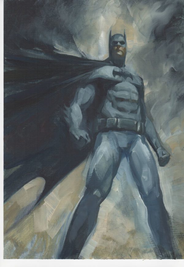 Batman Oil Painting 1 by Elia Bonetti