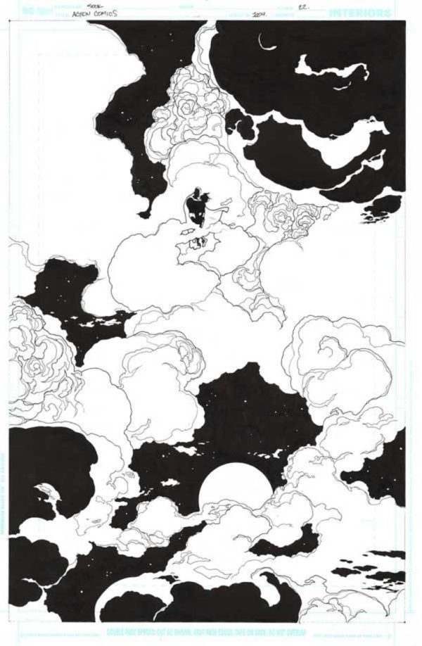 Action Comics #1004 p.22 by Ryan Sook & Wade von Grawbadger