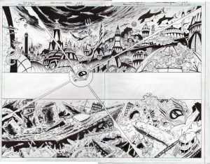 Aquaman: The Becoming #4 pages 2-3 DPS by Scott Koblish and Wade von Grawbadger