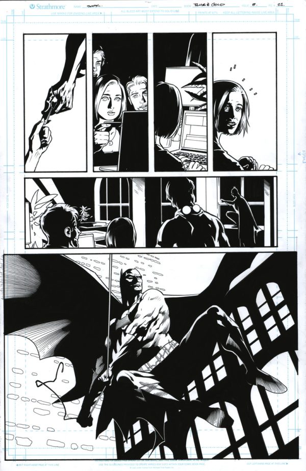 Blue and Gold #8p.21 by Ryan Sook and Wade von Grawbadger