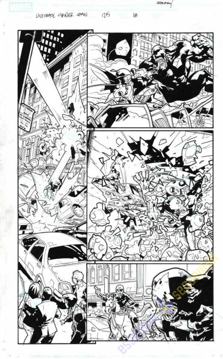 Ultimate Spider-Man #125 p.18 by Stuart Immonen & Wade von Grawbadger 1 Ultimate Spider-Man #125 p.18 by Stuart Immonen & Wade von Grawbadger