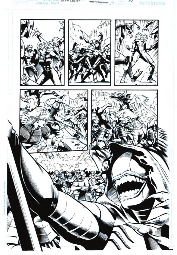 Legion Lost #14 p.16 by Ronan Cliquet and Wade von Grawbadger