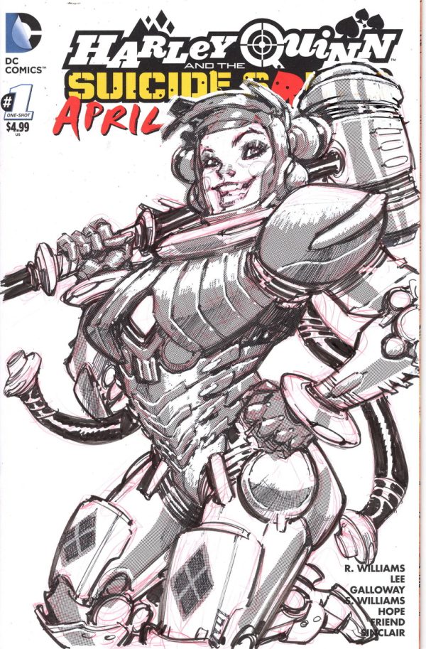 Harley Quinn on Harley Quinn and Suicide Squad April Fools by Eric Canete