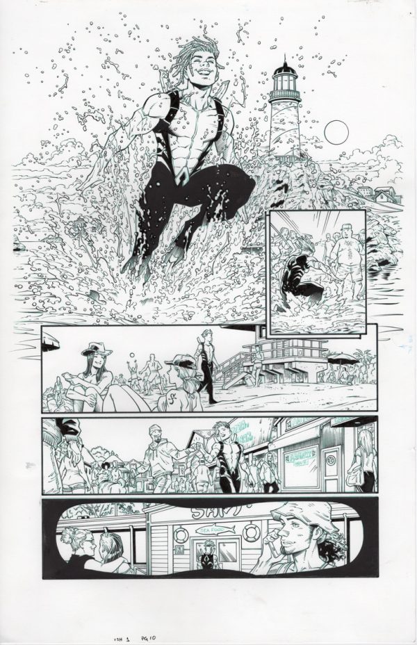 Aquaman: The Becoming #1 page 10 by Diego Olortegui and Wade von Grawbadger