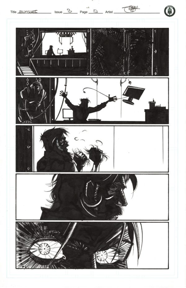 Illuminati #3 p.12 by Shawn Crystal