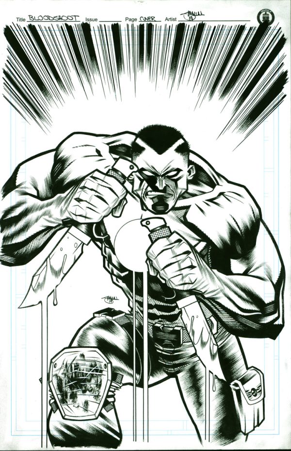 Bloodshot #8 Cover by Shawn Crystal