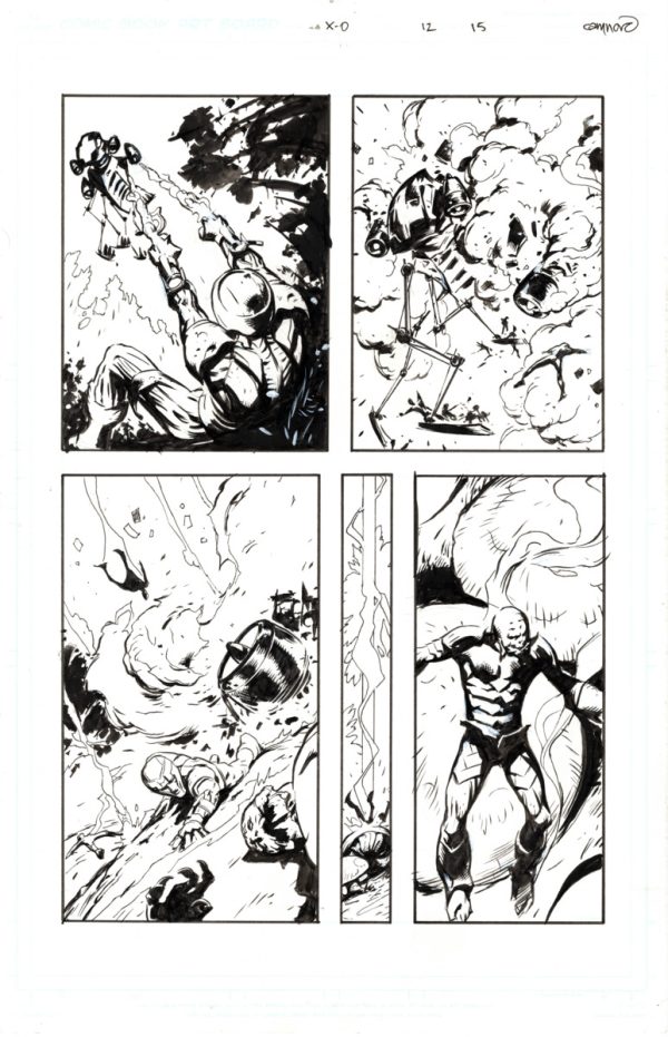 X-O Manowar #12 page 15 by Cary Nord