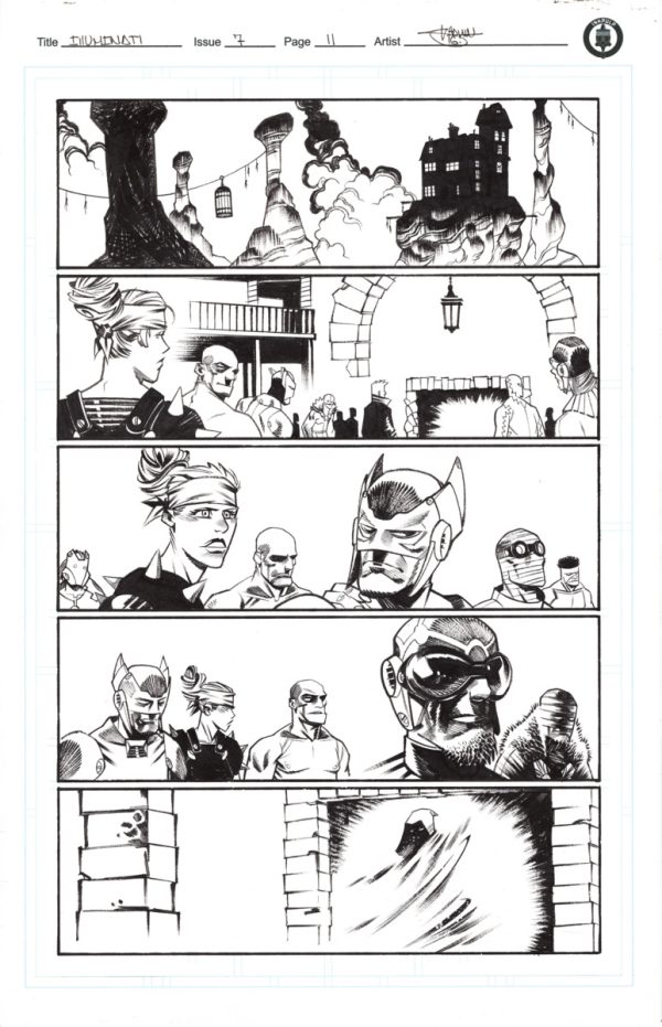 Illuminati #7 p.11 by Shawn Crystal