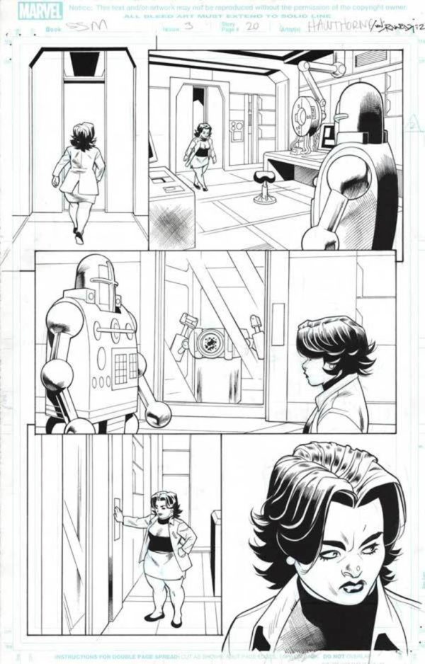 Superior Spider-Man #3 p.20 by Mike Hawthorne and Wade von Grawbadger