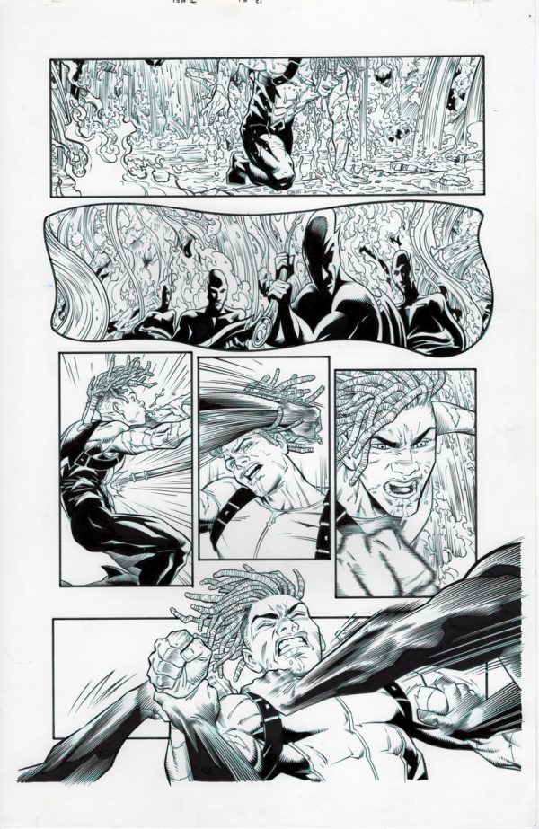 Aquaman: The Becoming #1 page 21 by Diego Olortegui and Wade von Grawbadger