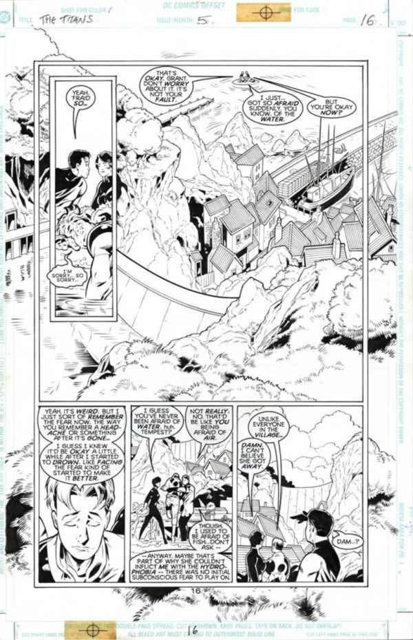 The Titans #5 p.16 by Mark Buckingham and Wade von Grawbadger