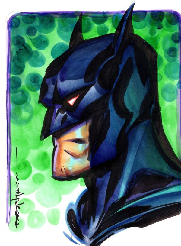 Batman Headshot by Brian Stelfreeze