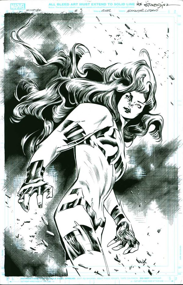 Empyre #5 Cover by Stuart Immonen and Wade von Grawbadger