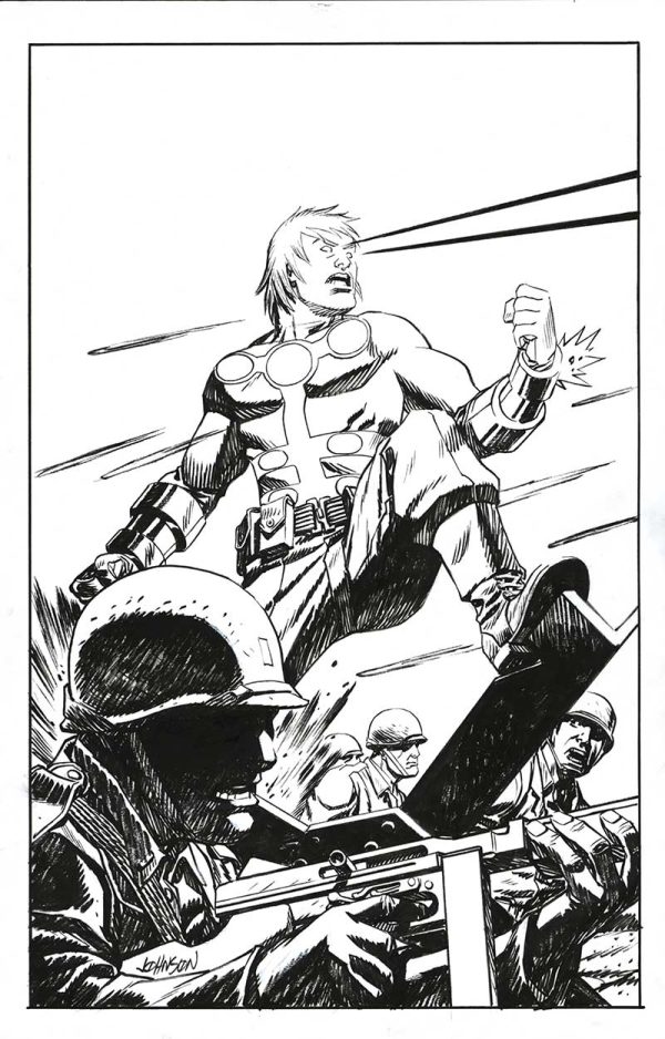 Eternals #1 Cover by Dave Johnson