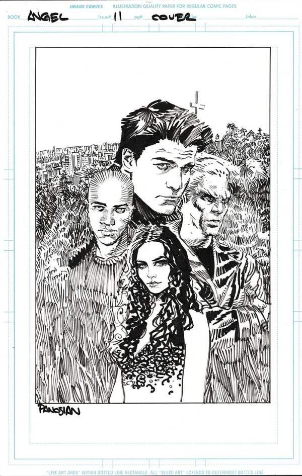Angel and Spike #11 Cover by Dan Panosian