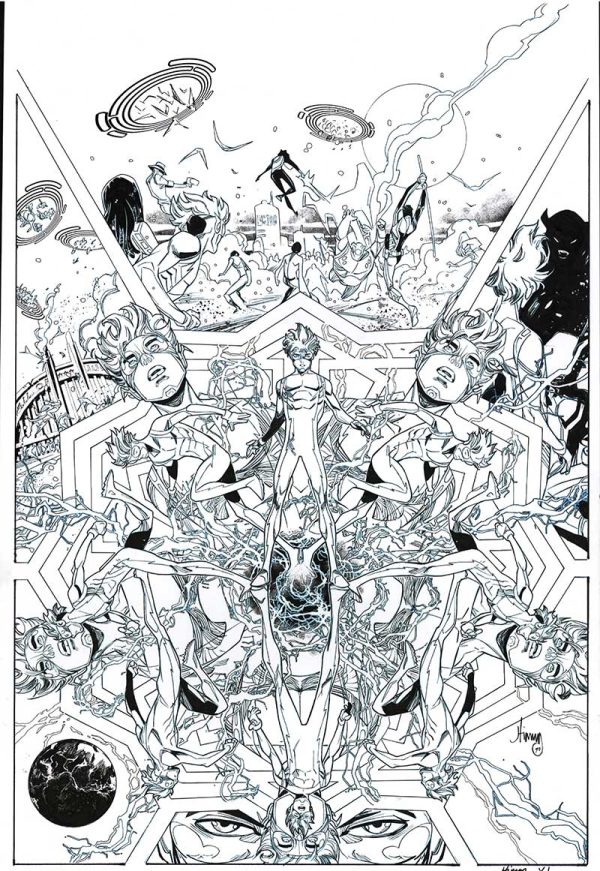 Young Justice #16 Cover by John Timms