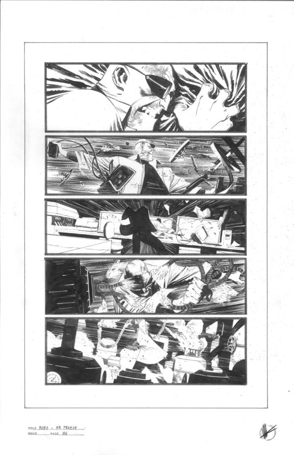 Batman: One Bad Day-Mr. Freeze #1 p.36 by Matteo Scalera