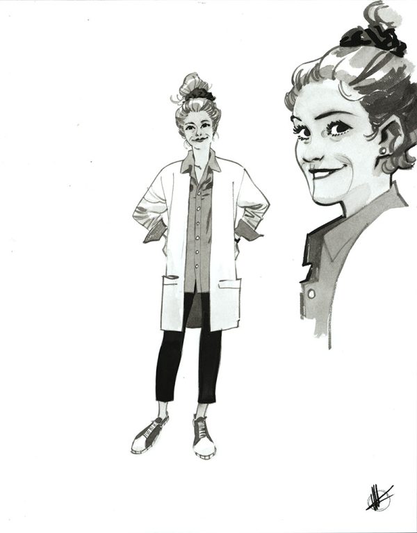 Nora Freeze Character Design by Matteo Scalera