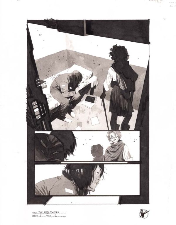 The Ambassadors #6 p.01 by Matteo Scalera
