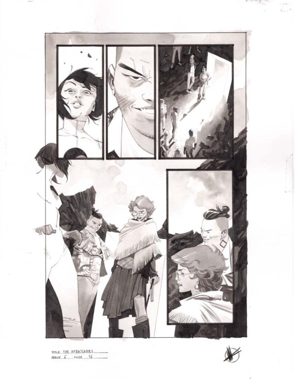 The Ambassadors #6 p.16 by Matteo Scalera