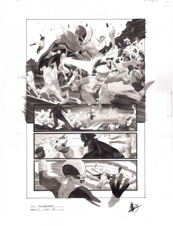 The Ambassadors #6 p.20 by Matteo Scalera