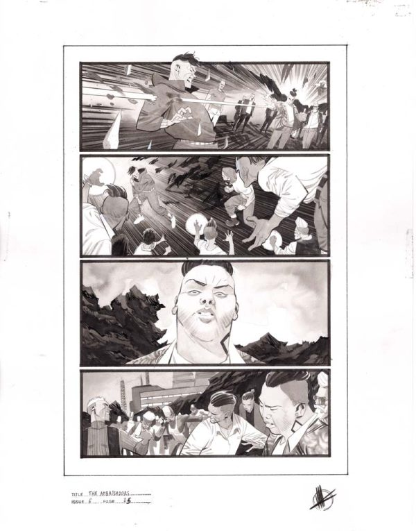 The Ambassadors #6 p.25 by Matteo Scalera