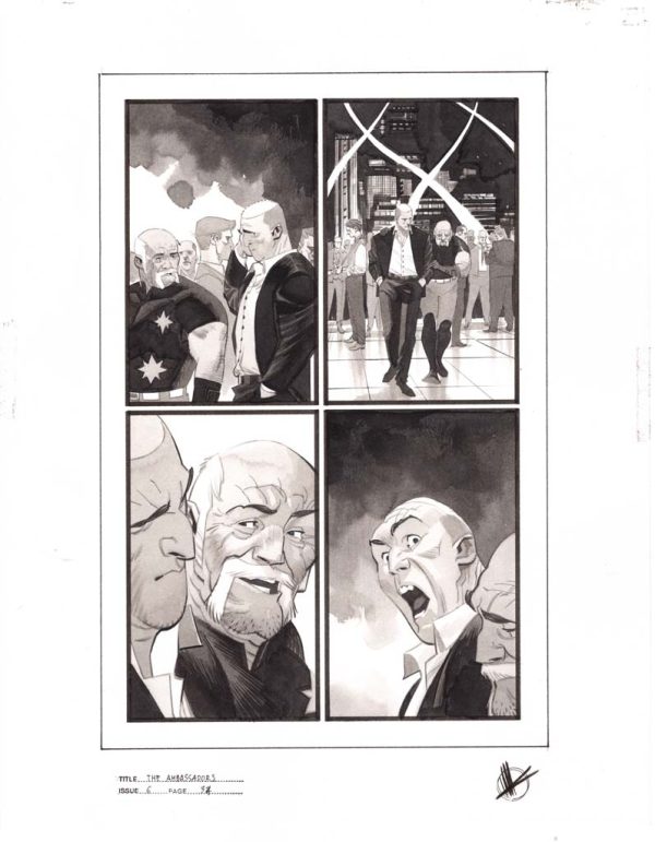The Ambassadors #6 p.34 by Matteo Scalera
