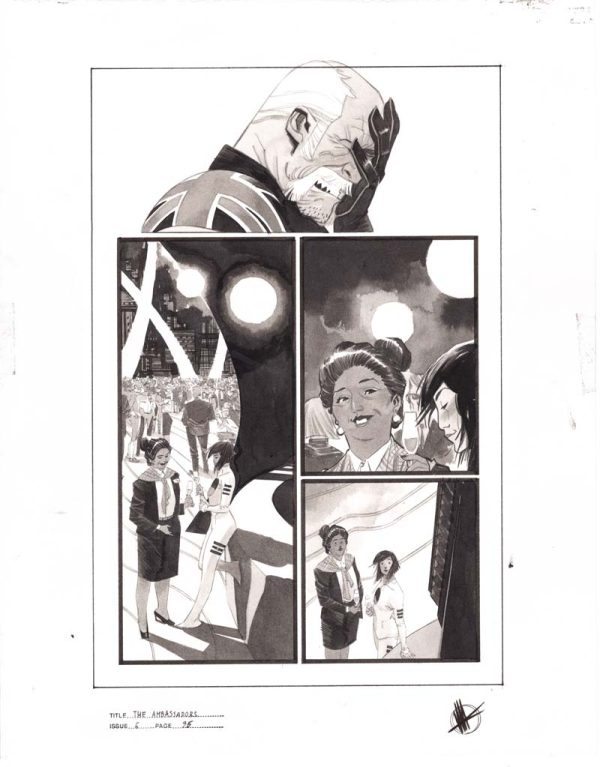 The Ambassadors #6 p.36 by Matteo Scalera