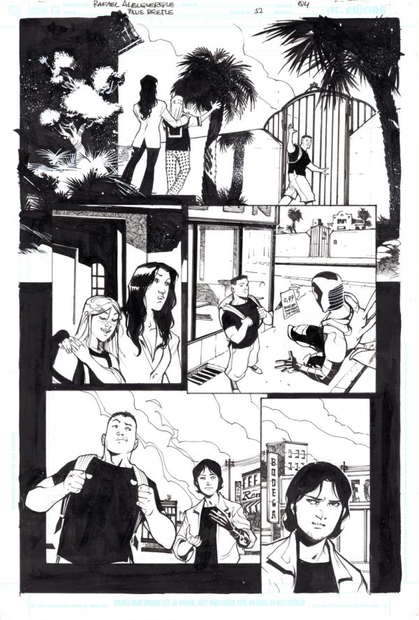 Blue Beetle #12 Page 4 by Rafael Albuquerque