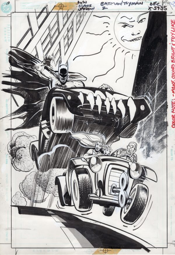 Batman Toyman #2 Cover by Klaus Janson