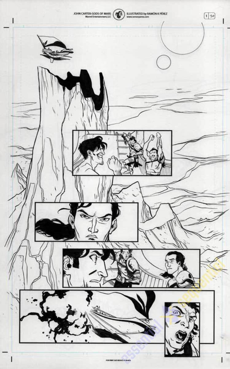 John Carter: The Gods of Mars #1 p.20 by Ramon Perez 1 John Carter: The Gods of Mars #1 p.20 by Ramon Perez