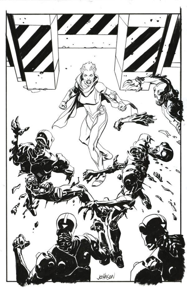 The Union #3 Variant Cover by Dave Johnson