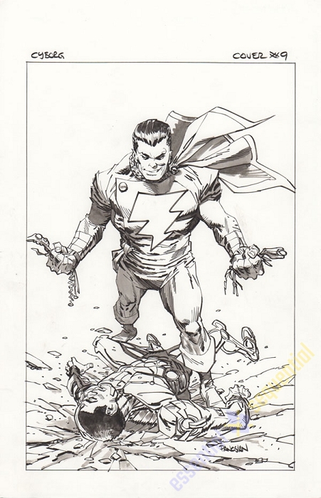 Cyborg #9 Cover by Dan Panosian