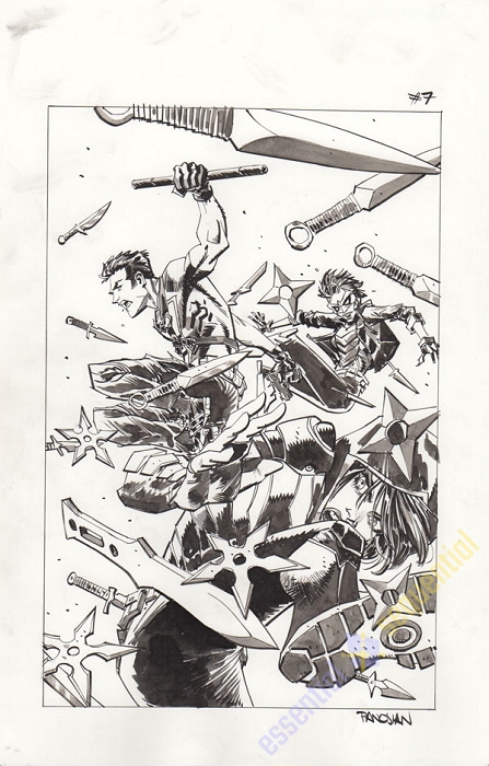 Batman and Robin Eternal #7 Cover by Dan Panosian