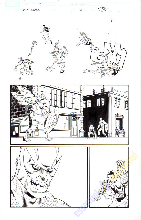 Captain America p.05 by Shawn Crystal