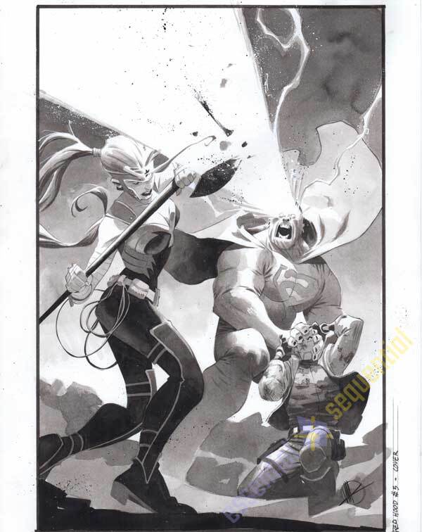 Red Hood #5 Cover by Matteo Scalera