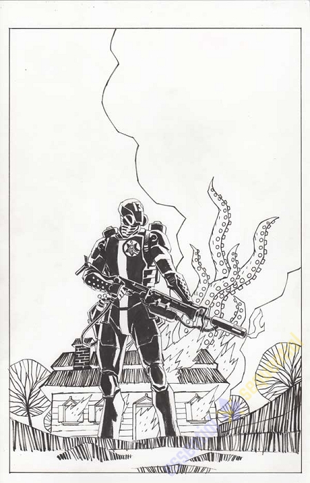 BPRD #5 Cover by Dave Johnson