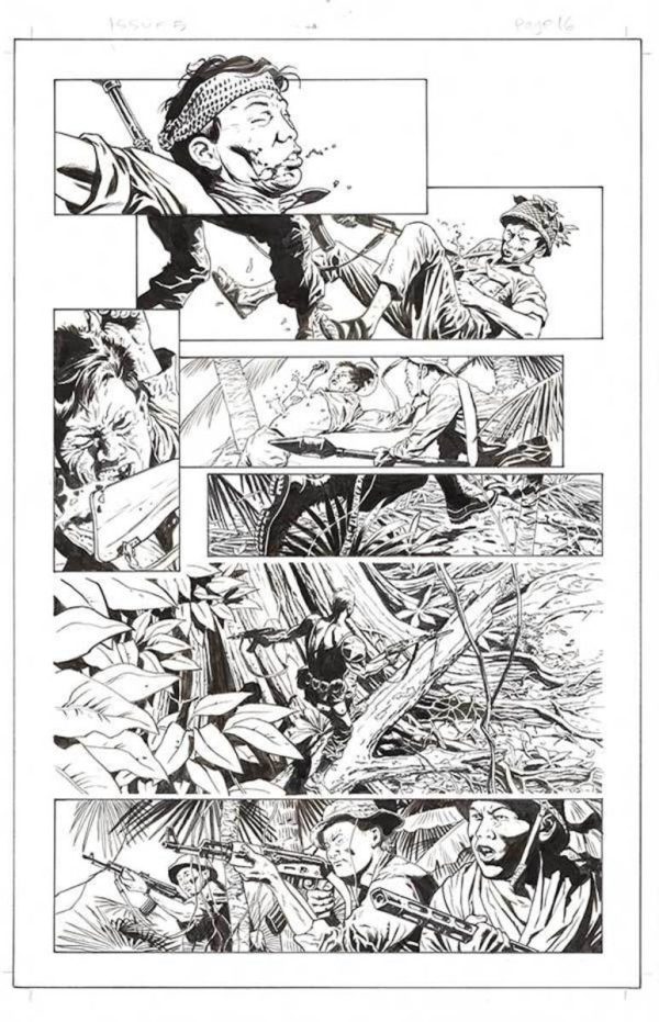 Before Watchmen: Comedian #5 p.16 by JG Jones