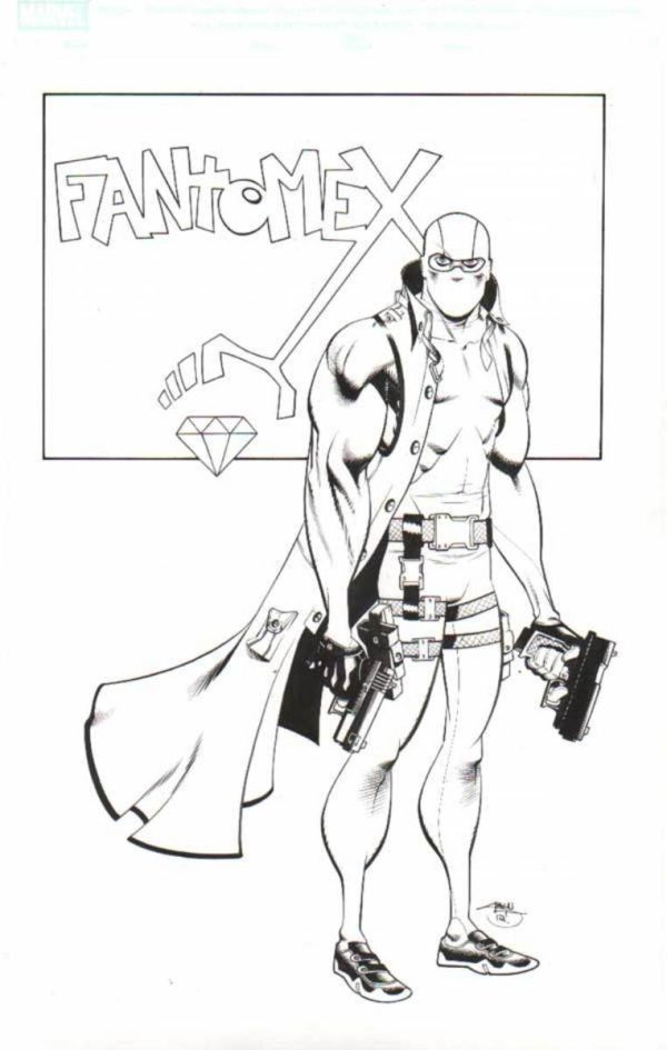 Fantomex Pin Up by Shawn Crystal