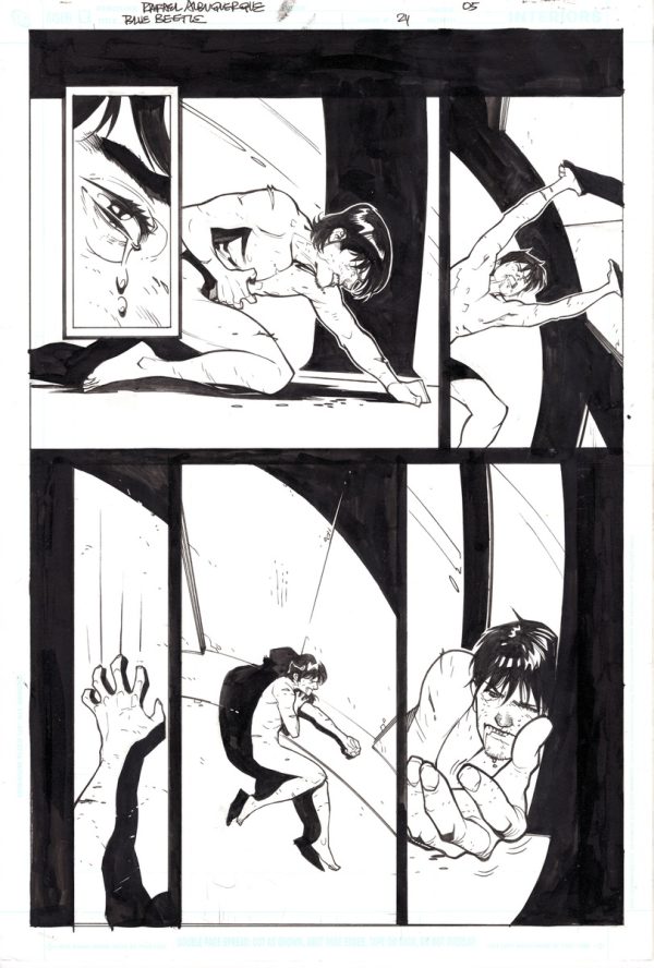 Blue Beetle #24 Page 5 by Rafael Albuquerque