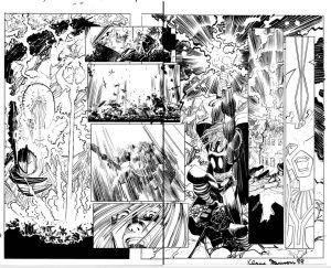 Thor #12 p.32-33 by Romita Jr. & Klaus Janson