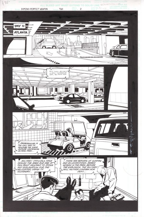 Domino: Perfect Weapon (Part 2) #2 p.2 by Brian Stelfreeze