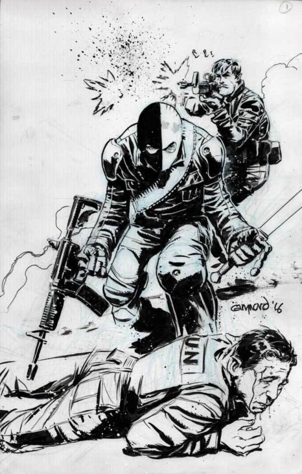 Deathstroke #10 p.01 by Cary Nord