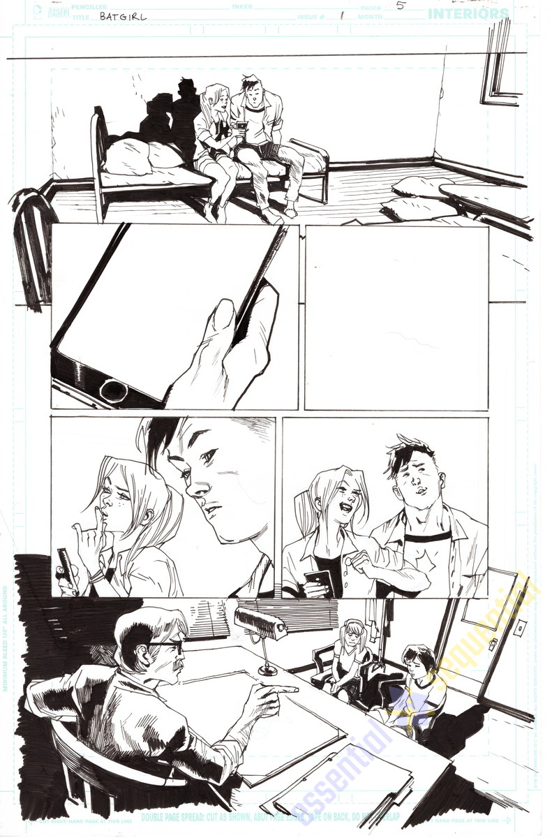 Batgirl #1 Page 5 by Rafael Albuquerque 1 Batgirl #1 Page 5 by Rafael Albuquerque