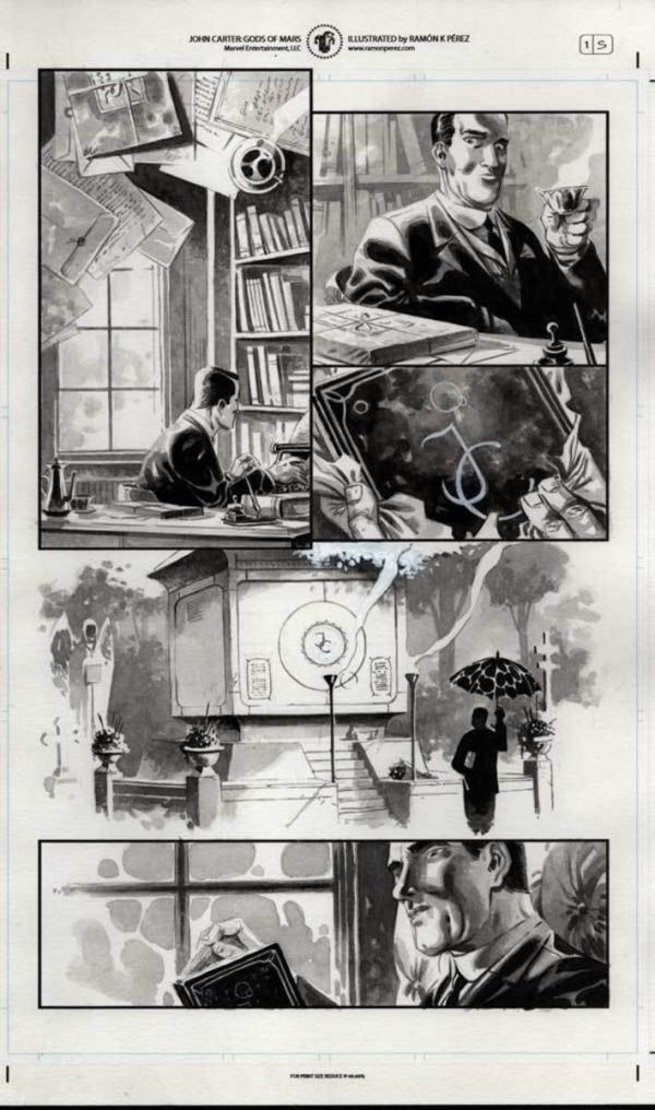 John Carter: God of Mars #1 p.05 by Ramon Perez